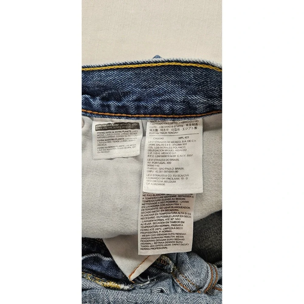 Levis‎ 550 Relaxed Fit Blue Denim Jeans Mens 38x30 Medium Wash 37x29 Actual